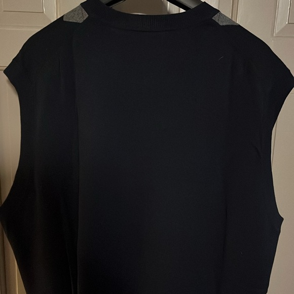 Nautica navy and grey argyle sweater vest. 3XL - Picture 6 of 6